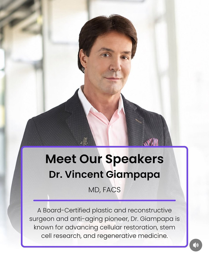 Dr. Vincent Giampapa, Genetic LifeSpan Premiere speaker
