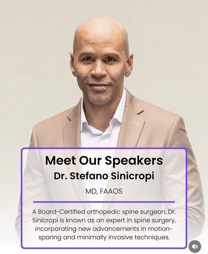 Dr. Stefano Sinicropi, Genetic LifeSpan Premiere speaker