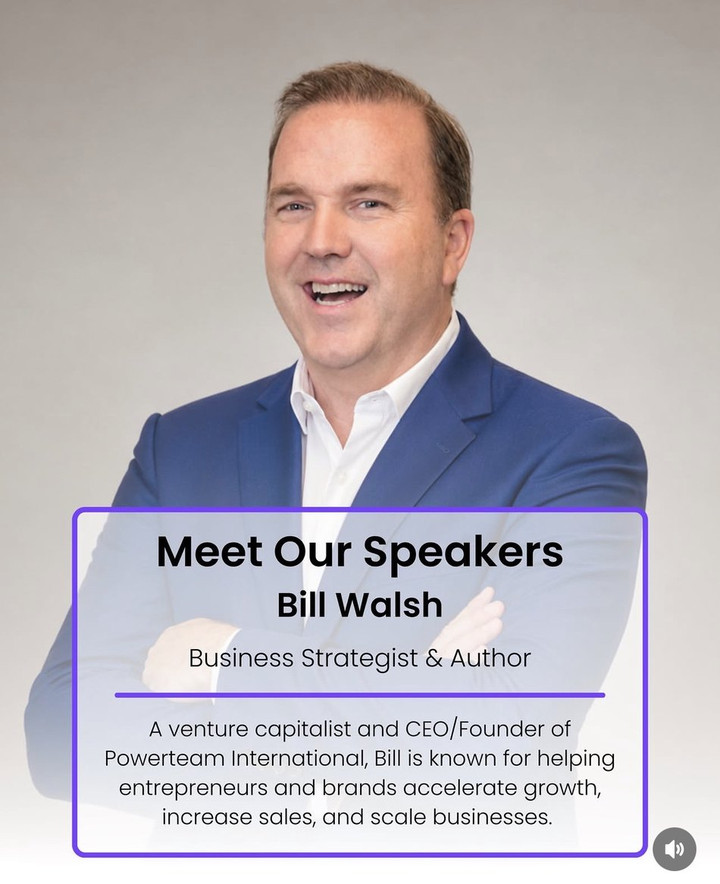 Bill Walsh, Genetic LifeSpan Premiere speaker