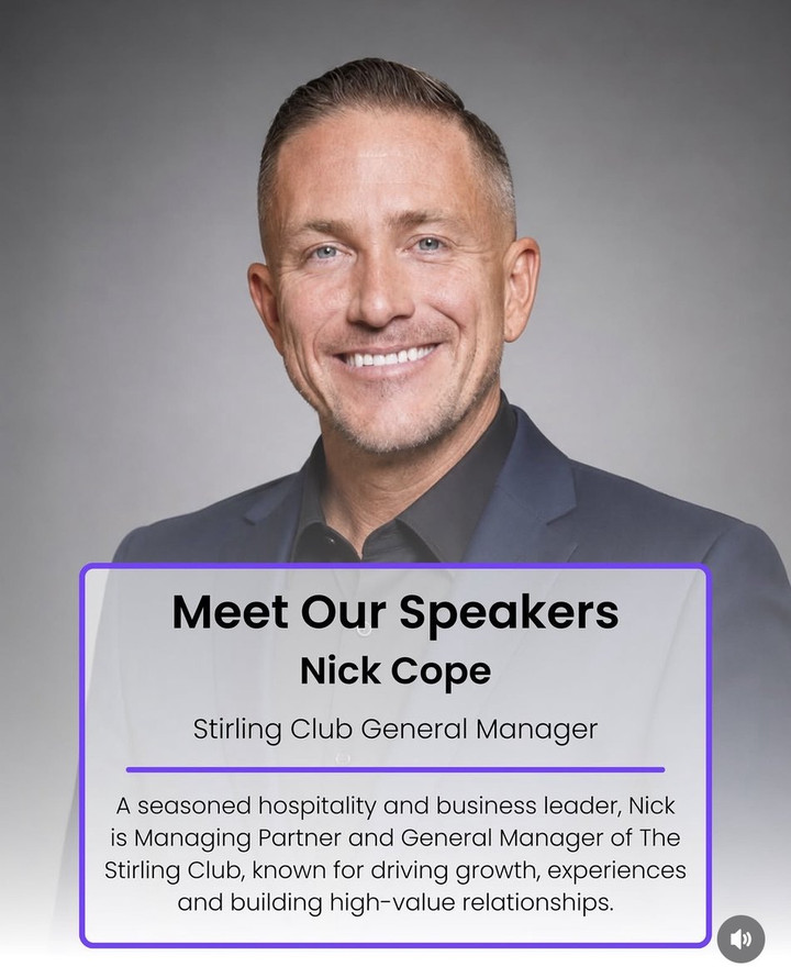 Nick Cope, Genetic LifeSpan Premiere speaker