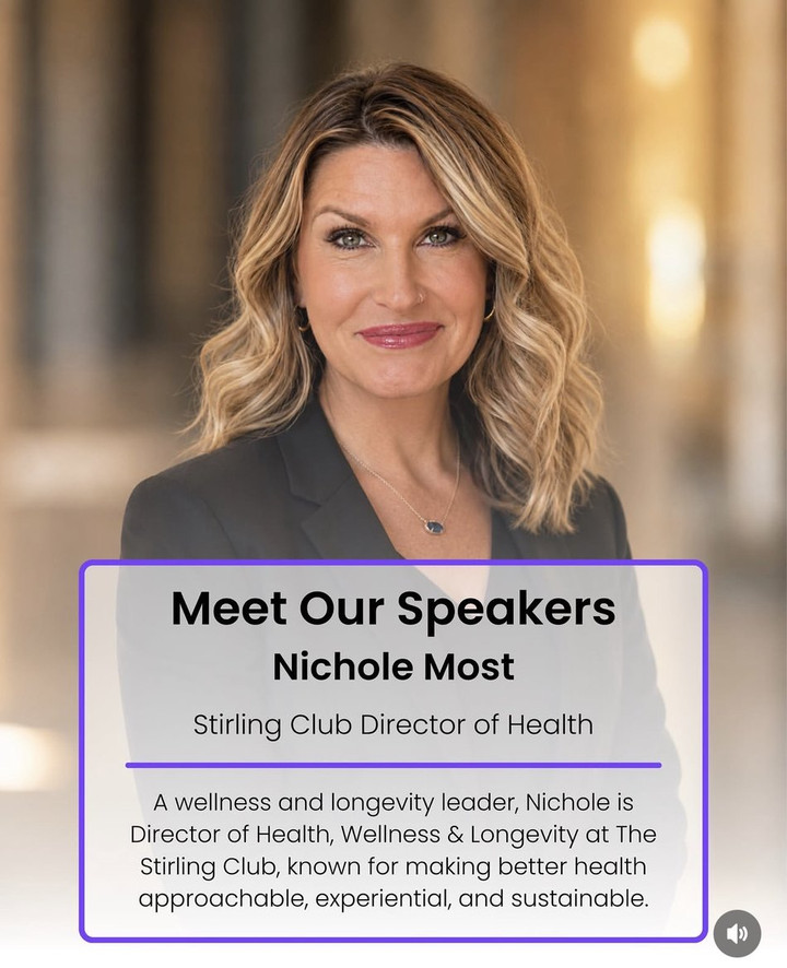 Nichole Most, Genetic LifeSpan Premiere speaker