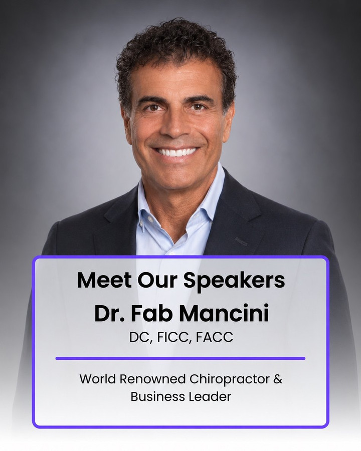 Dr. Fab Mancini, Genetic LifeSpan Premiere speaker